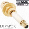 Vintage Gold Bristan Long Stem Anti-Clockwise Hot Ceramic DV