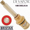 Bristan Long Stem Anti-Clockwise Hot Ceramic DV Vintage Gold