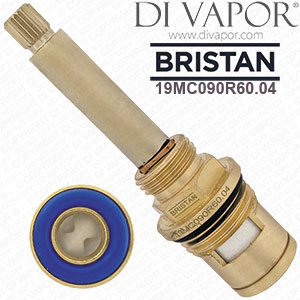 Bristan 19MC090R60.04 1/2in Long Stem Clockwise Cold Ceramic Disc Valve Vintage Gold