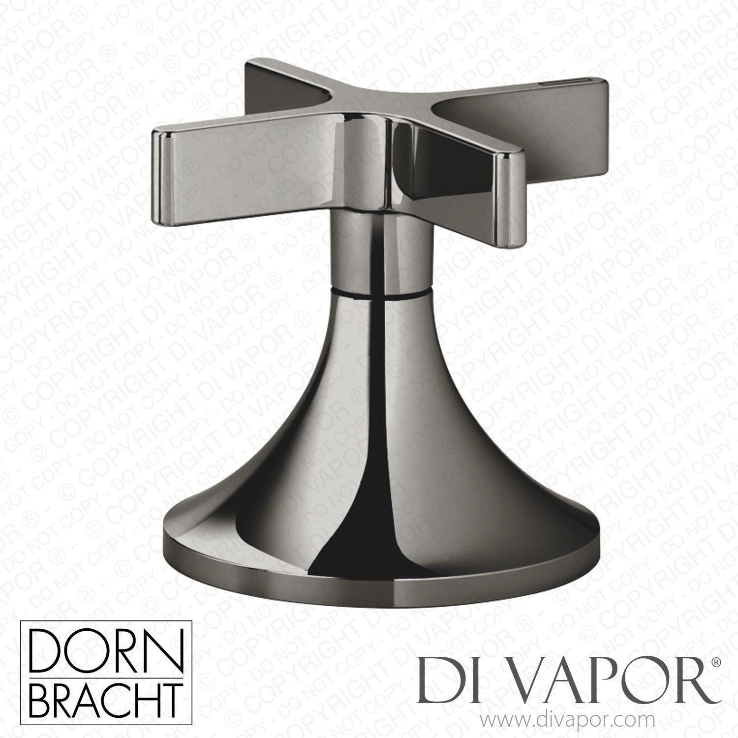 Dornbracht Vaia Deck Valve Clockwise Closing Cold Platinum 20 000 809   Dornbracht Spare Parts 