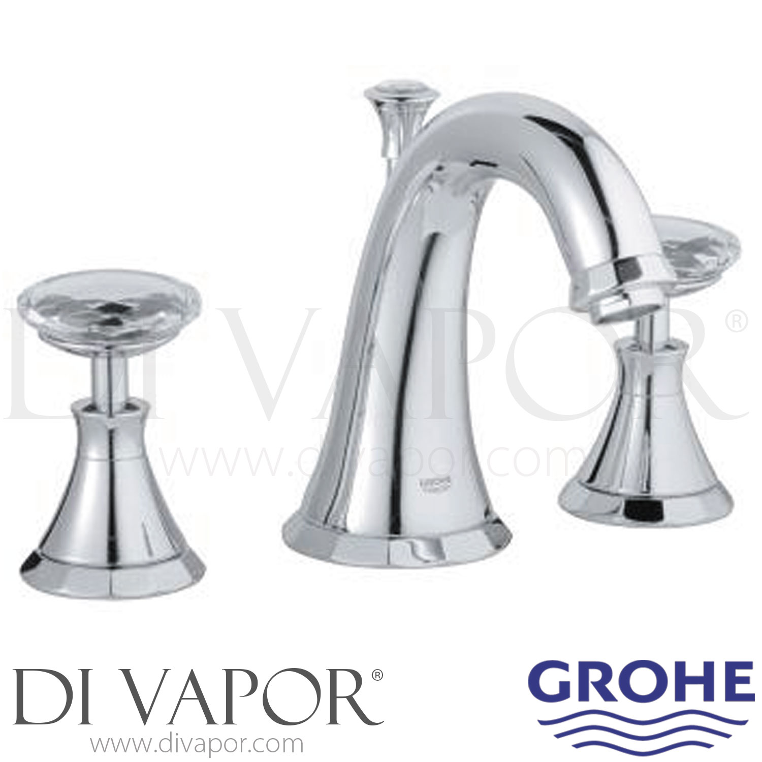 Grohe 2012400A Kensington Three-Hole Basin Mixer Tap Spare Parts