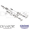 Grohe 20193000 Mixer Spare Tech Diagram