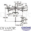 Grohe 20304001 Mixer Spare Diagram