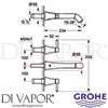 Grohe 20415000 Mixer Spare Diagram