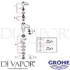 Grohe 20577000 Spare Tech Diagram