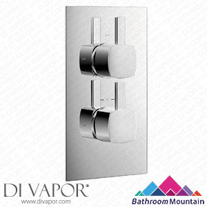 Bathroom Mountain 21003 Carrick Essential Chrome Square Thermostatic Shower Valve - 1 Outlet Spare Parts