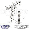 Grohe Aria Basin Mixer Tap Dimensions