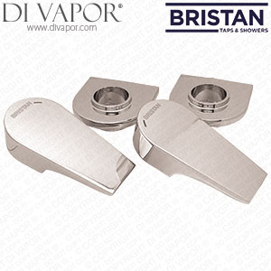 Bristan 210H20163CP-FEU09 Handle & Shroud - Pair for Hourglass (60037 / 210H80973CP-FEU09)