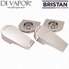 Bristan 210H20163CP-FEU09 Handle & Shroud - Pair for Hourglass (60037 / 210H80973CP-FEU09)