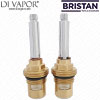 Bristan 210V00098NT-FEU09 1/2 Inch CD Valve Cartridge Pair - Chrome