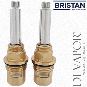 Bristan 210V10326CP-FEU09 1/2Inch CD Valve Cartridge 1/4 Turn - Pair