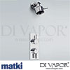 Matki Absolute Single Outlet Thermostatic Shower Mixer Multi-Func Tion Shower Rose Spare Parts