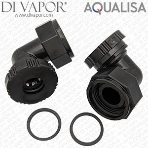 Aqualisa 213023 ELBOW ASSEMBLY PAIR (SPARES)