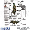 Matki 2210 Original Absolute Dual Outlet Shower Valve Spare Part