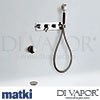 Matki 2216 Absolute Dual Outlet Thermostatic Shower Mixer Bath Filler Handset Spare Parts