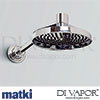 Matki Absolute Dual Outlet Thermostatic Shower Mixer Body Jets Easy Clean Shower Rose Slide Rail Kit