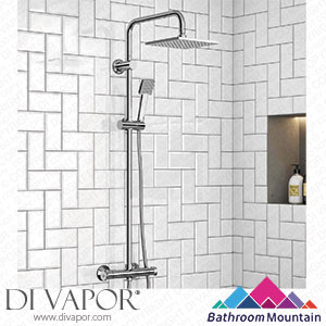 Bathroom Mountain 23001 Lismore Essential Square Thermostatic Rigid Shower Set Spare Parts