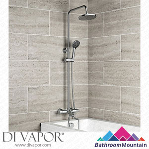 Bathroom Mountain 23005 Ballina Round Chrome Thermostatic Bath Filler Shower Set Spare Parts