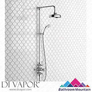 Bathroom Mountain 23017 Shannon Traditional Thermostatic Shower Set with Hand Shower Spare Parts