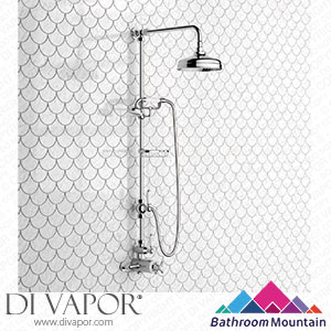 Bathroom Mountain 23018 Shannon Traditional Thermostatic Shower Set with Hand Shower and Soap Dish Spare Parts