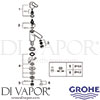 Grohe 23039002 Spare Diagram