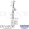 Grohe 23051002 Spare diagram