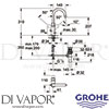 Grohe 23091000 Mixer Spare Diagram