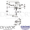 Grohe 23103000 Mixer Spare Diagram