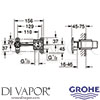 Grohe 23200000 Mixer Spare Diagram