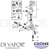 Grohe 23270000 Mixer Spare Tech Diagram