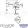 Grohe 23287000 Mixer Spare Diagram