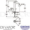 Grohe 23313IG0 Mixer Spare Diagram