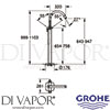 Grohe 23318AL0 Mixer Spare Diagram