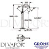 Grohe 23318IG0 Mixer Spare Diagram