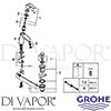 Grohe 23322001 Mixer Spare Diagram