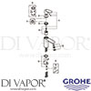 Grohe 23327000 Mixer Spare Daigram