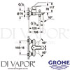 Grohe 23348000 Mixer Spare Diagram