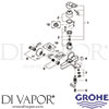 Grohe 23355000 Mixer Spare Tech Diagram