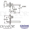 Grohe 23444000 Mixer Spare Diagram