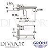 Grohe 23444001 Mixer Spare Diagram