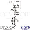 Grohe 23478000 Mixer Spare Diagram