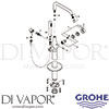 Grohe 23491DA1 Mixer Spare Tech Diagram