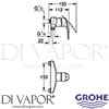 Grohe 23556001 Mixer Spare Diagram