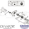 Grohe 23556001 Mixer Spare Tech Diagram