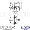 Grohe 23636000 Mixer Spare Diagram