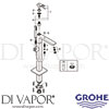 Grohe 23672001 Mixer Spare Diagram