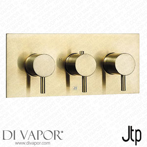 JTP Vos Brushed Brass Triple Outlet Thermostatic Concealed Shower Valve Horizontal - 23692ABBR Spare Parts