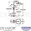 Grohe 23741001 Spare Diagram