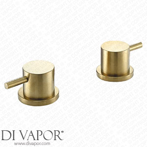 VOS Deck Mounted Panel On/Off Valves - Brushed Brass 23809BBR Spare Parts