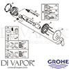 Grohe 24045000 Mixer Spare Diagram